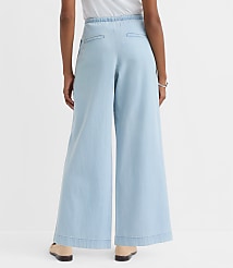 Petite Sawyer Pull On Pants in Chambray carousel Product Image 3