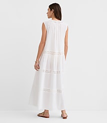 Petite LOFT Beach Crochet Trim Maxi Dress carousel Product Image 3