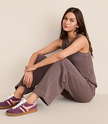 Lou & Grey Garment Dyed Waffle Tank Top carousel Product Image 1