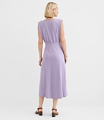 Petite Side Paneled Midi Pocket Dress carousel Product Image 3