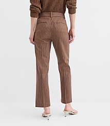 Petite Riviera Slim Pants in Pinstripe carousel Product Image 2