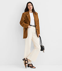 Faux Suede Oversized Blazer carousel Product Image 1