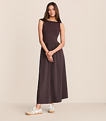 Petite Lou & Grey Wanderweave Mixed Media Maxi Pocket Dress carousel Product Image 1