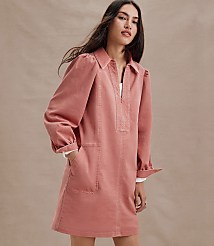 Petite Seamed Zip Mini Pocket Dress carousel Product Image 4