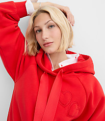 Petite Heart Embroidered Hoodie carousel Product Image 4