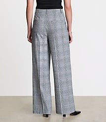 LOFT Versa Seasonless Stretch Double Pleat Wide Leg Pants in Plaid carousel Product Image 5