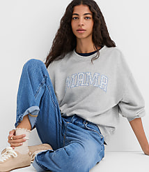 Mama Patchwork Sweatshirt carousel Product Image 3