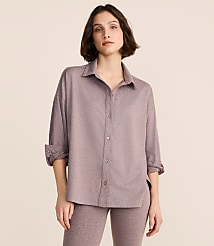 Petite Lou & Grey Heathered Brushedsoft Shirt carousel Product Image 1