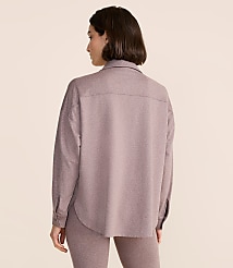 Lou & Grey Heathered Brushedsoft Shirt carousel Product Image 2