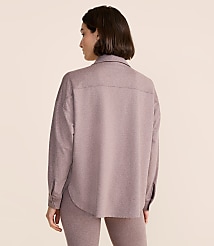 Petite Lou & Grey Heathered Brushedsoft Shirt carousel Product Image 3