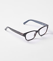 Tortoiseshell Print Rectangle Reading Glasses carousel Product Image 1