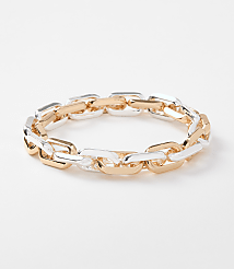Mixed Metal Chain Link Bracelet carousel Product Image 1