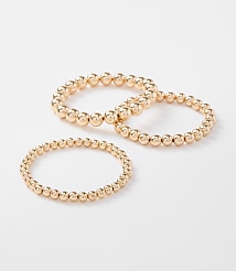Metallic Ball Stretch Bracelet Set carousel Product Image 1