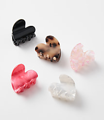 Heart Claw Hair Clip Set carousel Product Image 1