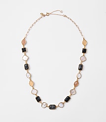 Multifaceted Statement Necklace carousel Product Image 1