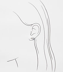 Pearlized Stud Earrings carousel Product Image 2