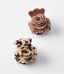 Flower Claw Hair Clip Set carousel Product Image 1