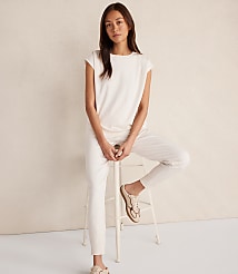 Haven Well Within Organic Cotton Interlock Joggers carousel Product Image 3