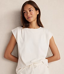 Haven Well Within Organic Cotton Interlock Pleated Tee carousel Product Image 1