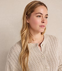 Haven Well Within Linen Tape Yarn Cardigan carousel Product Image 3