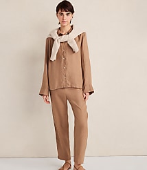 Haven Well Within Everweave Linen Shirred Top carousel Product Image 3