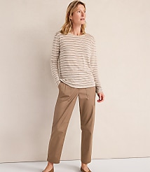 Haven Well Within Organic Cotton Twill Slim Barrel Leg Pants carousel Product Image 2