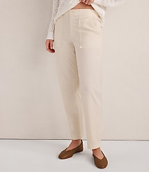 Haven Well Within Organic Cotton Twill Slim Barrel Leg Pants carousel Product Image 1