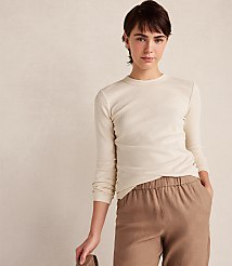 Haven Well Within Botanical-Dyed Organic Cotton Long Sleeve Tee carousel Product Image 1