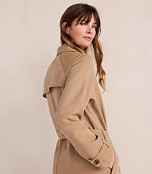 Haven Well Within Linen Blend Dobby Trench Coat carousel Product Image 2