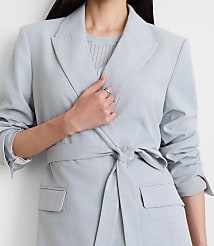Petite LOFT Versa Seasonless Stretch Tie Waist Blazer in Heather carousel Product Image 4