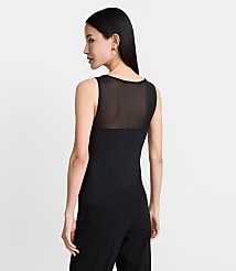 LOFT Versa Mesh Ruched Top carousel Product Image 3