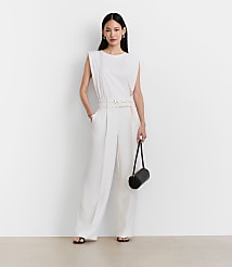 LOFT Versa Cap Sleeve Jersey Top carousel Product Image 1