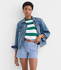Petite Palmer Shorts in Twill carousel Product Image 1