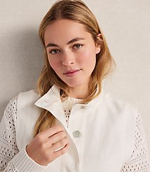 Haven Well Within Linen Blend Vest carousel Product Image 3