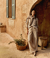 Haven Well Within Everweave Linen Stripe Relaxed Pants carousel Product Image 4