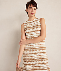Haven Well Within Cotton Textured Stripe Mini Dress carousel Product Image 1