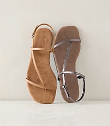 Haven Well Within Leather T-Strap Sandals carousel Product Image 2