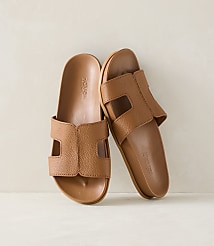 Haven Well Within Leather Cutout Slides carousel Product Image 1