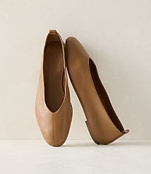 Haven Well Within Leather Almond Toe Flats carousel Product Image 1