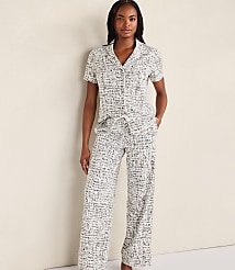 Haven Well Within Organic Cotton Jersey Muted Floral Pajama Pants carousel Product Image 2