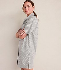 Haven Well Within Organic Cotton Poplin Gingham Sleep Dress carousel Product Image 2