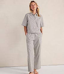 Haven Well Within Organic Cotton Poplin Gingham Pajama Top carousel Product Image 2