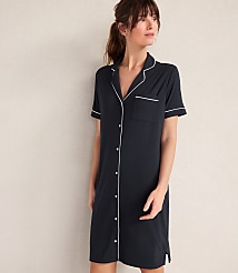 Haven Well Within Calm & Cool Notch Collar Sleep Dress carousel Product Image 2