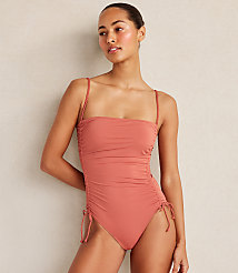 Haven Well Within Cinched Square Neck One-Piece carousel Product Image 1