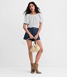 Floral Flutter Sleeve Boatneck Top carousel Product Image 3