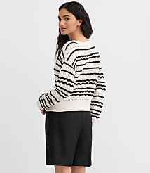 Stitchy Boatneck Sweater carousel Product Image 4