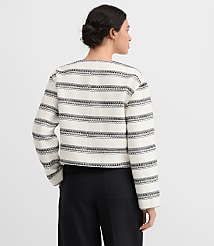 Striped Tweed Jacket carousel Product Image 2