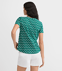 Floral Everyday V-Neck Tee carousel Product Image 2
