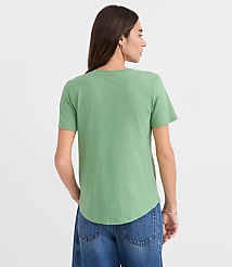 Petite Everyday V-Neck Tee carousel Product Image 3