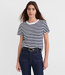 Striped Everyday Crew Tee carousel Product Image 1